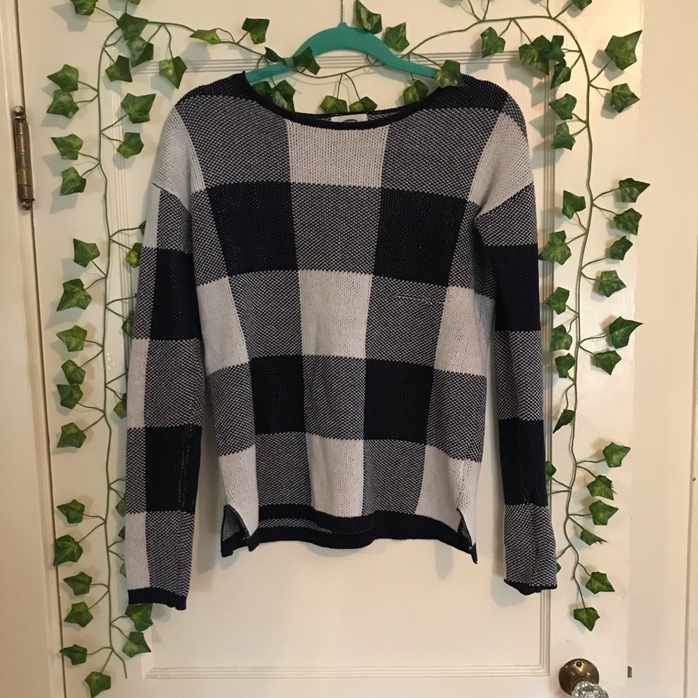 Plaid sweater